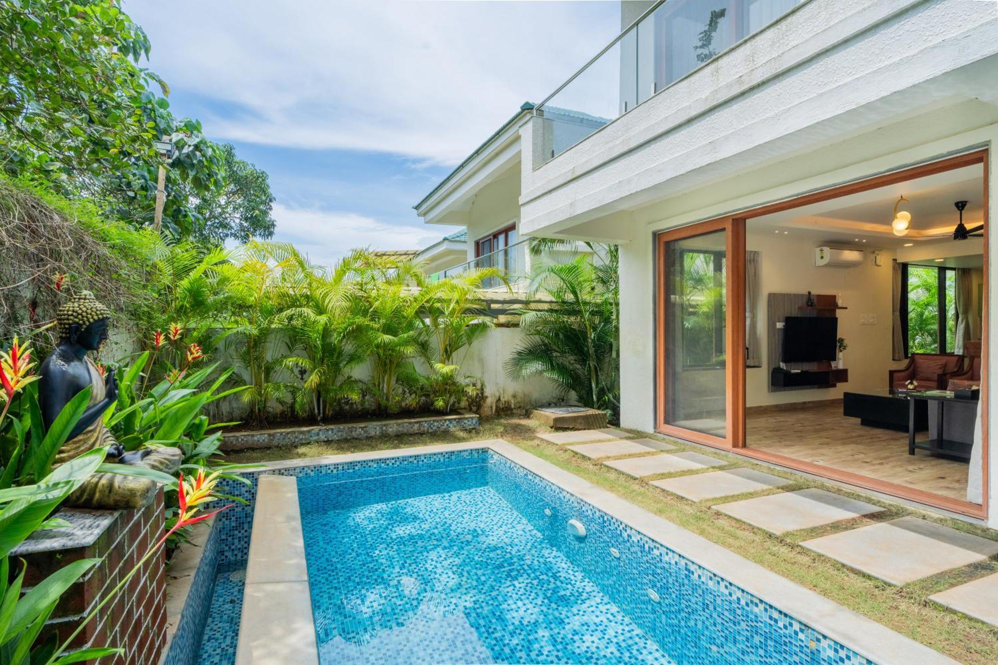 Elivaas 3 Bhk Pvt Pool & Bar - Villa Valerie Oxel Exterior photo