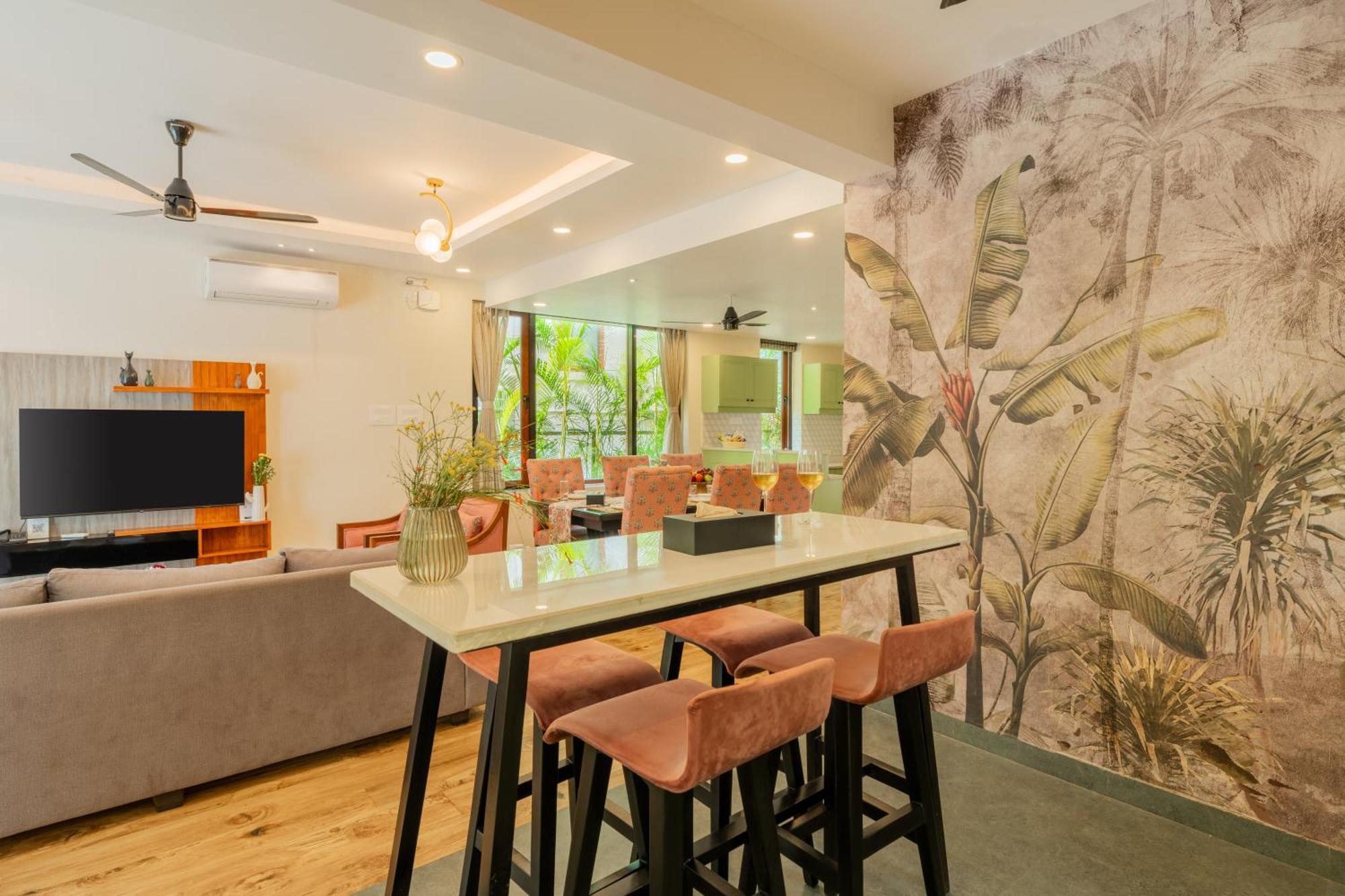 Elivaas 3 Bhk Pvt Pool & Bar - Villa Valerie Oxel Exterior photo