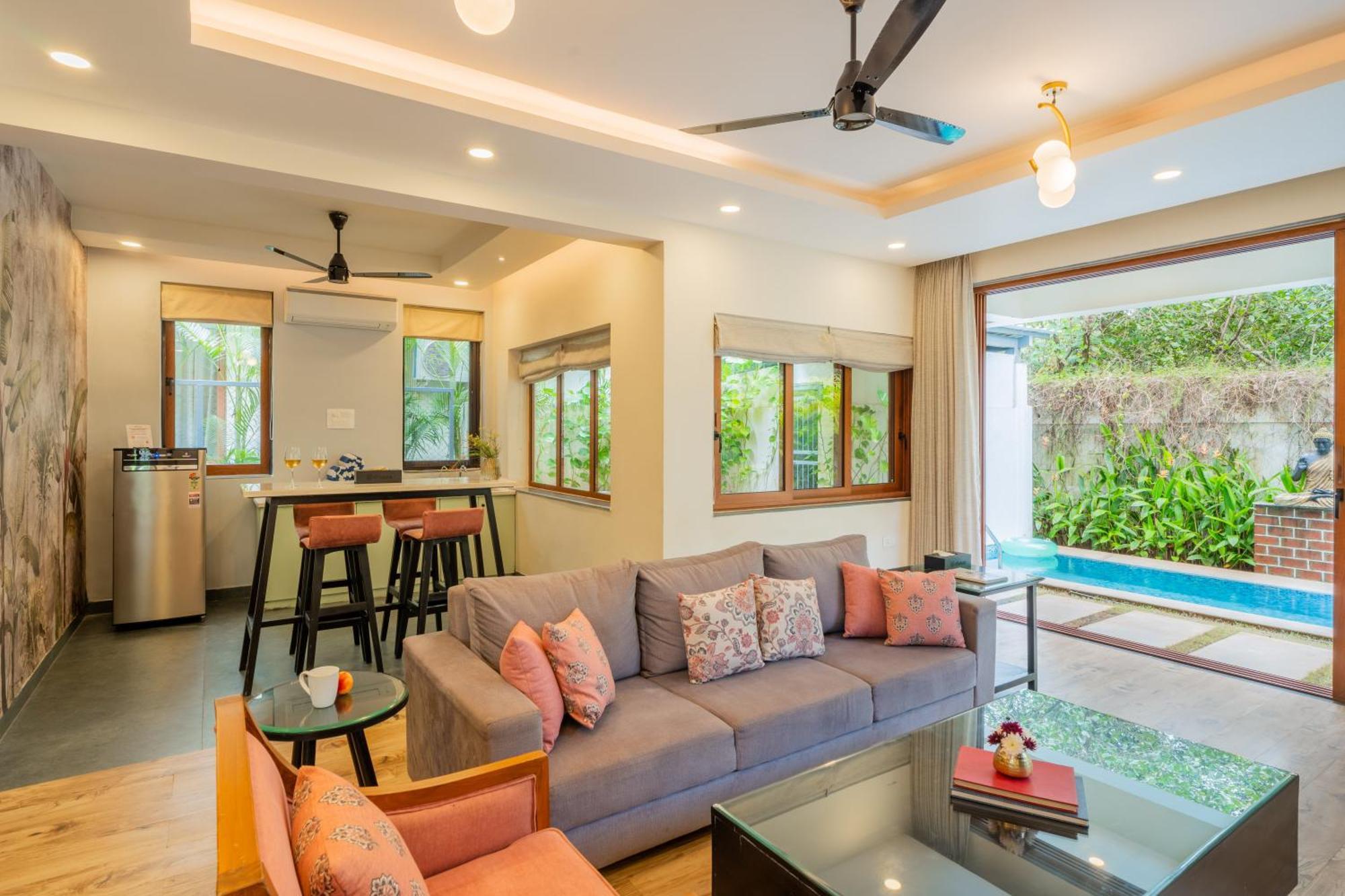 Elivaas 3 Bhk Pvt Pool & Bar - Villa Valerie Oxel Exterior photo