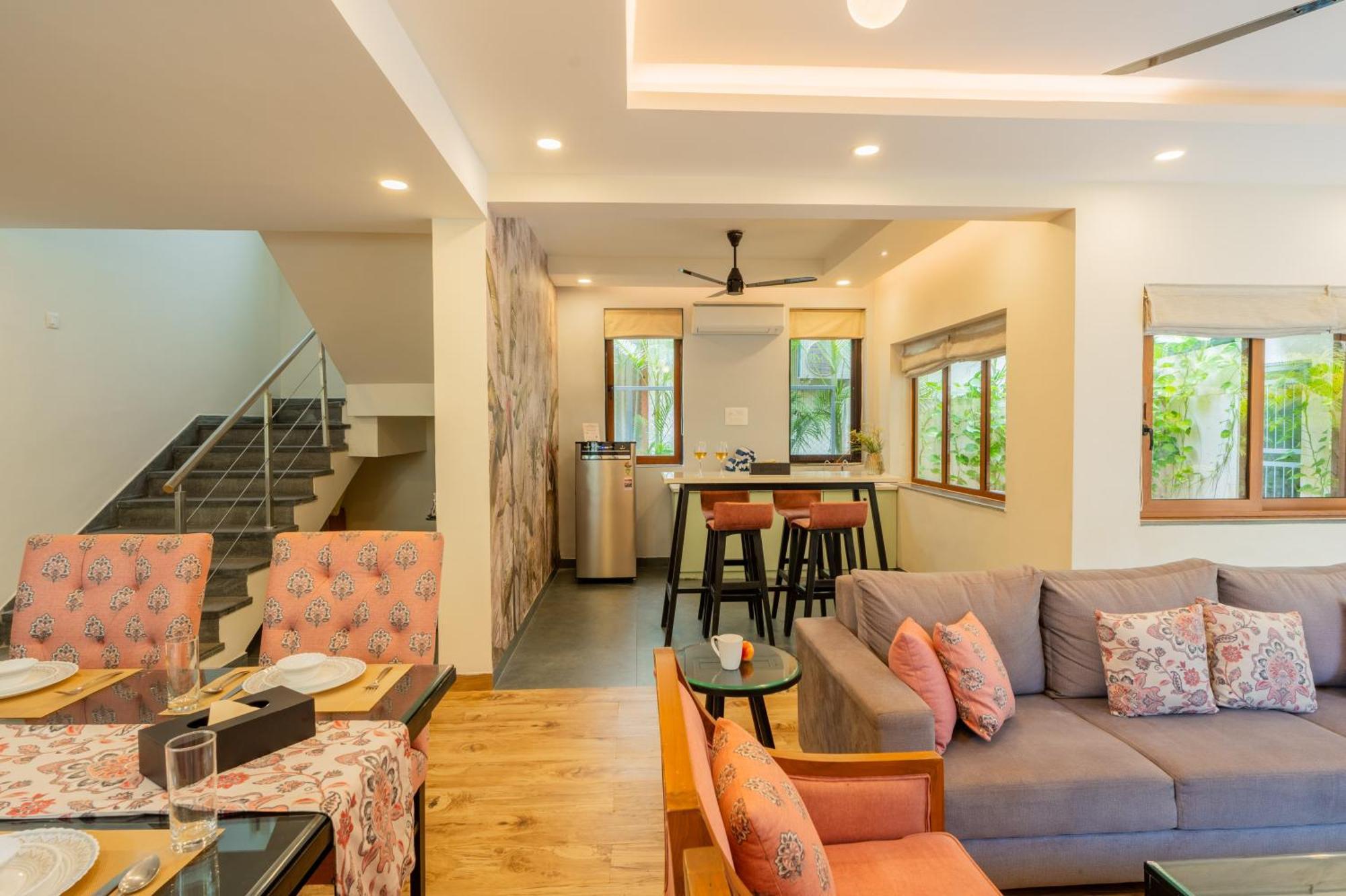 Elivaas 3 Bhk Pvt Pool & Bar - Villa Valerie Oxel Exterior photo
