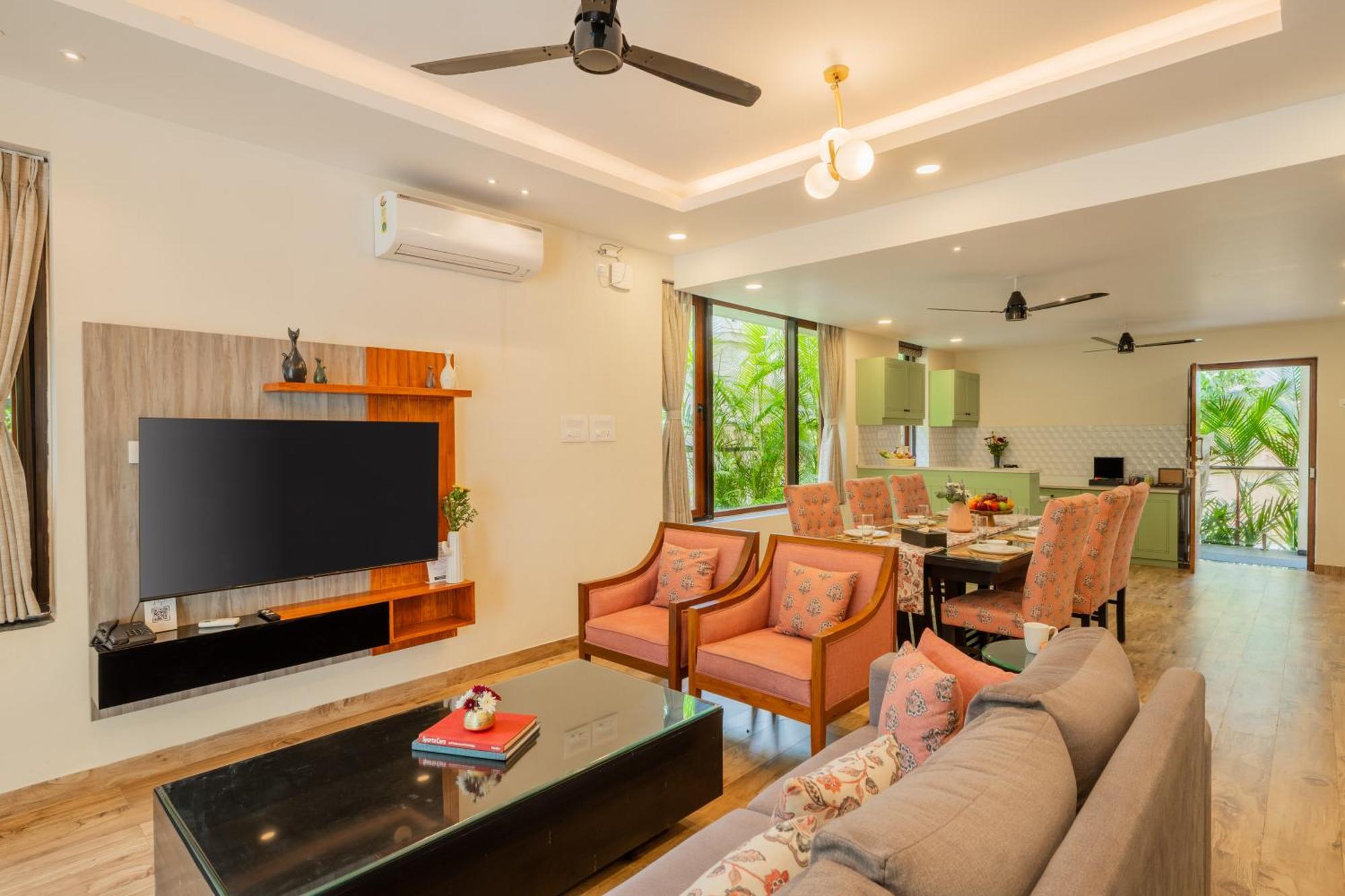 Elivaas 3 Bhk Pvt Pool & Bar - Villa Valerie Oxel Exterior photo