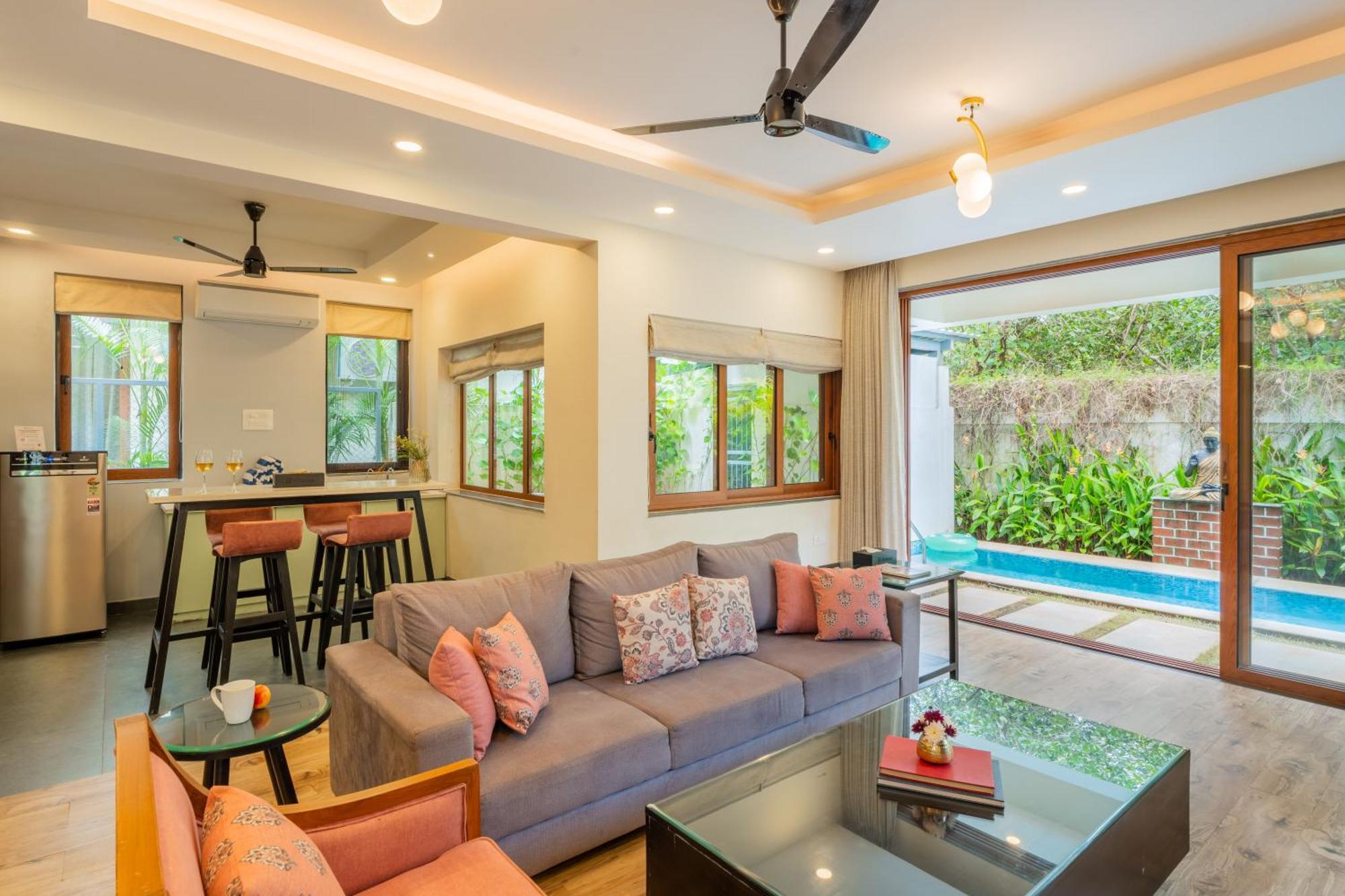 Elivaas 3 Bhk Pvt Pool & Bar - Villa Valerie Oxel Exterior photo